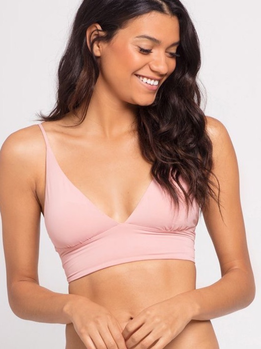 NWOT L*Space Olivia bikini top Primrose